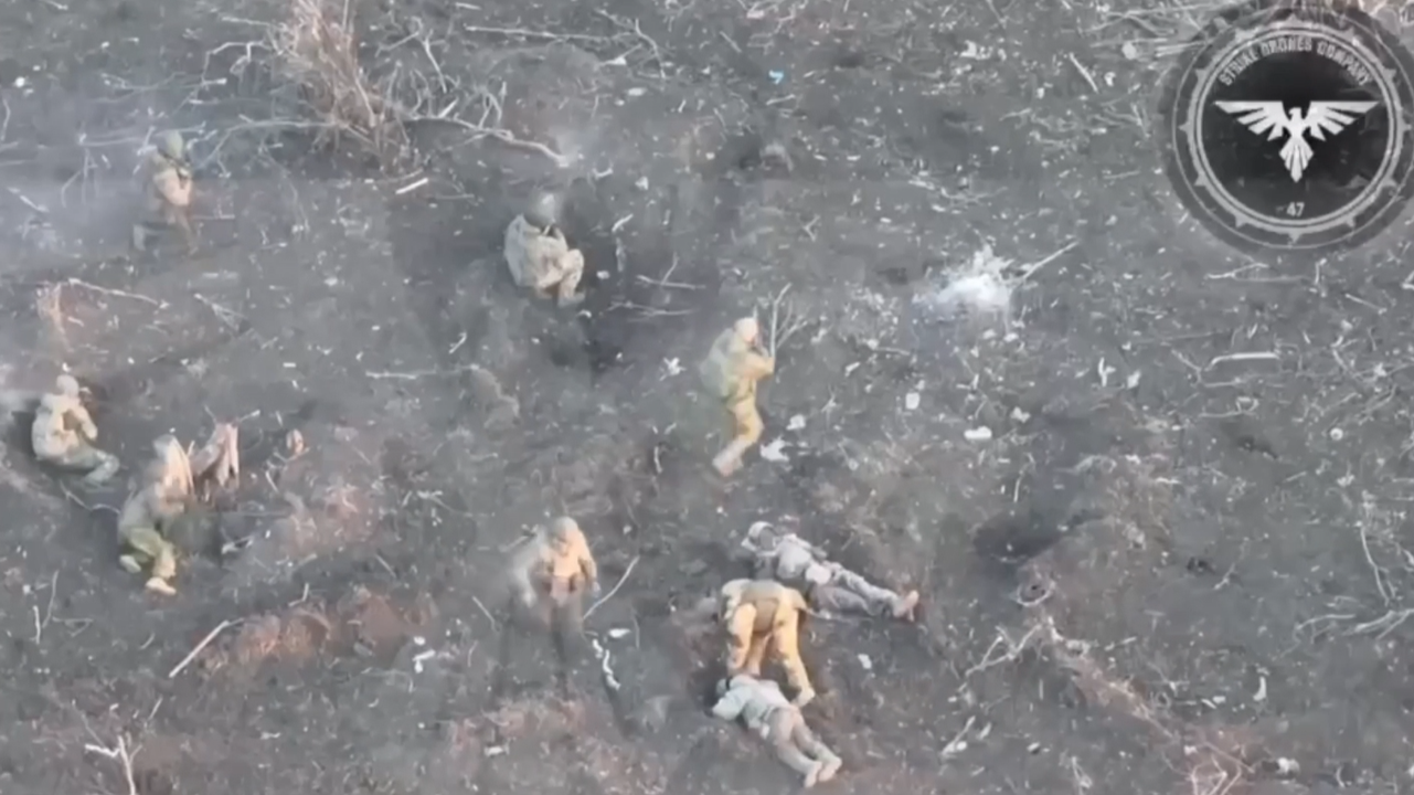 (NSFW) RU Infantry Employing Terrible Tactics Dismembered by Drones