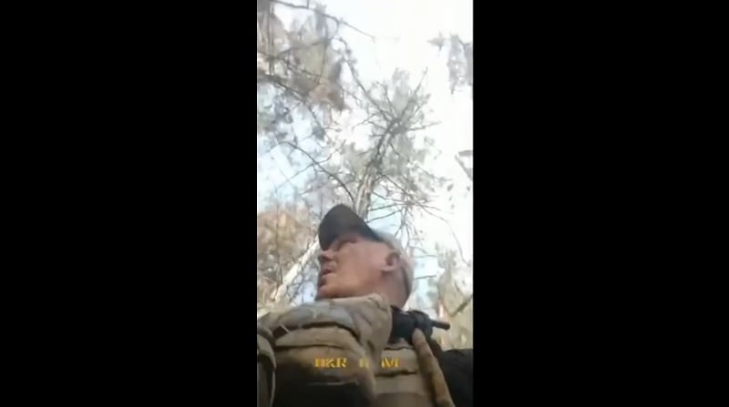 World's Calmest Ukrainian Soldier Gets Hit by Artillery