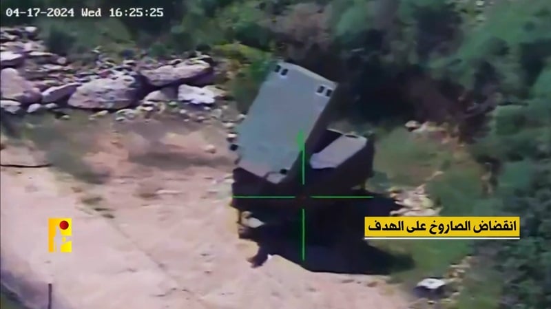 Hezbollah Destroys a Radar Device on Mount Meron