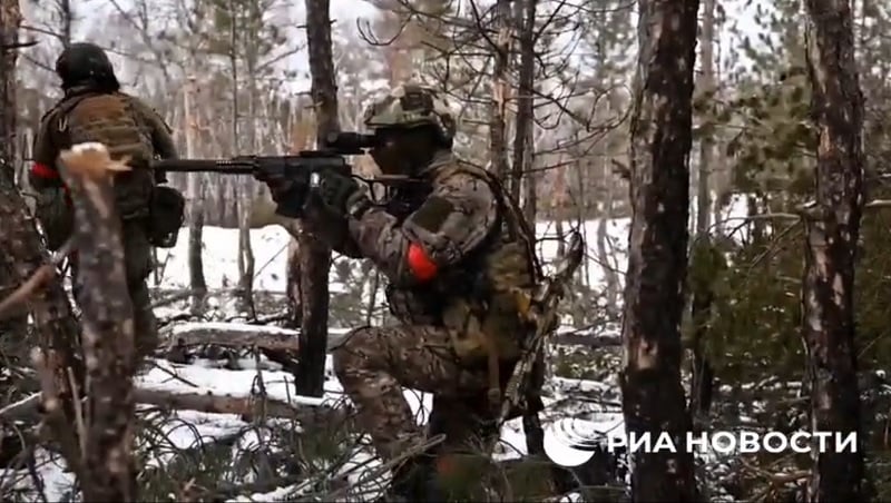 Russian Media Releases Video of VDV Near Kreminna