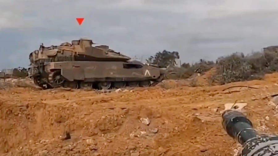 Hamas Close Range RPG Hits On IDF Tanks