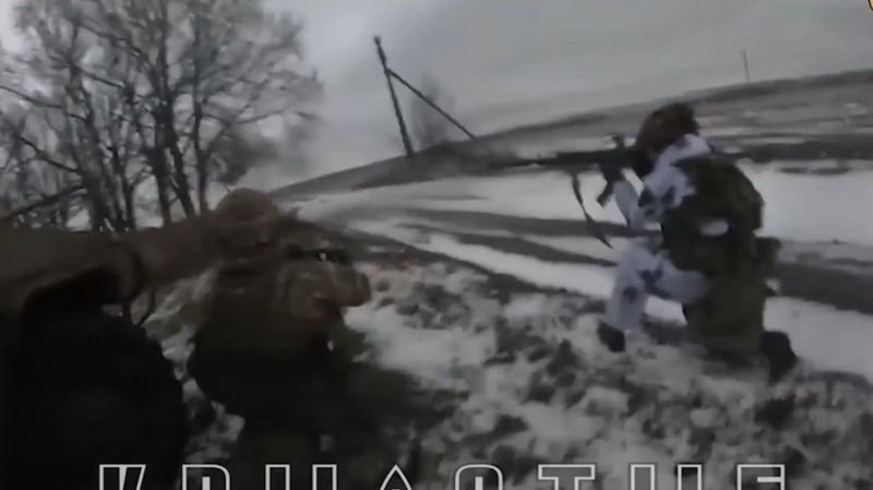 Ukraine Gopro (GoPro) VDV Assault on Ukrainian Positions