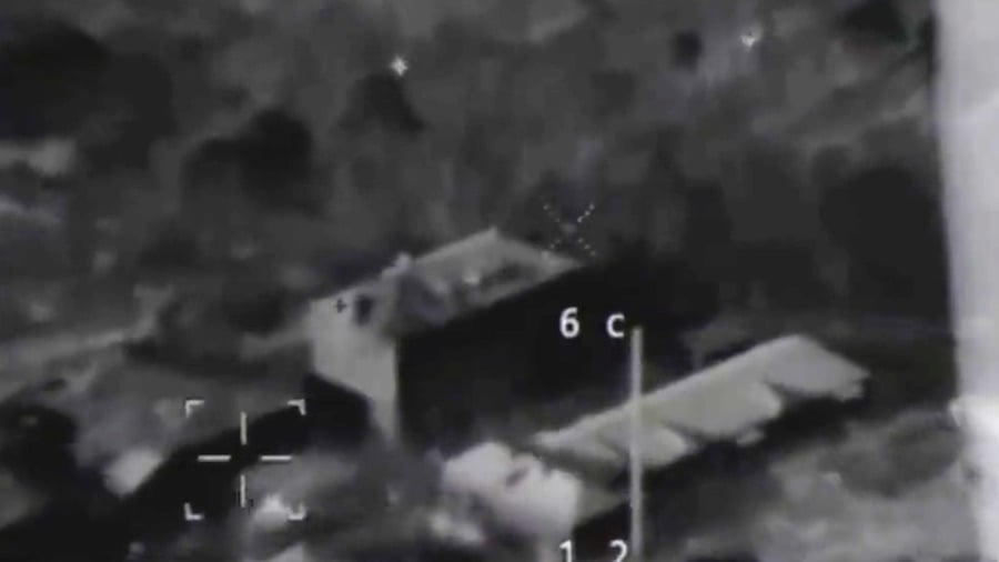 Russian TV Missile Strikes Ukrainian Structure