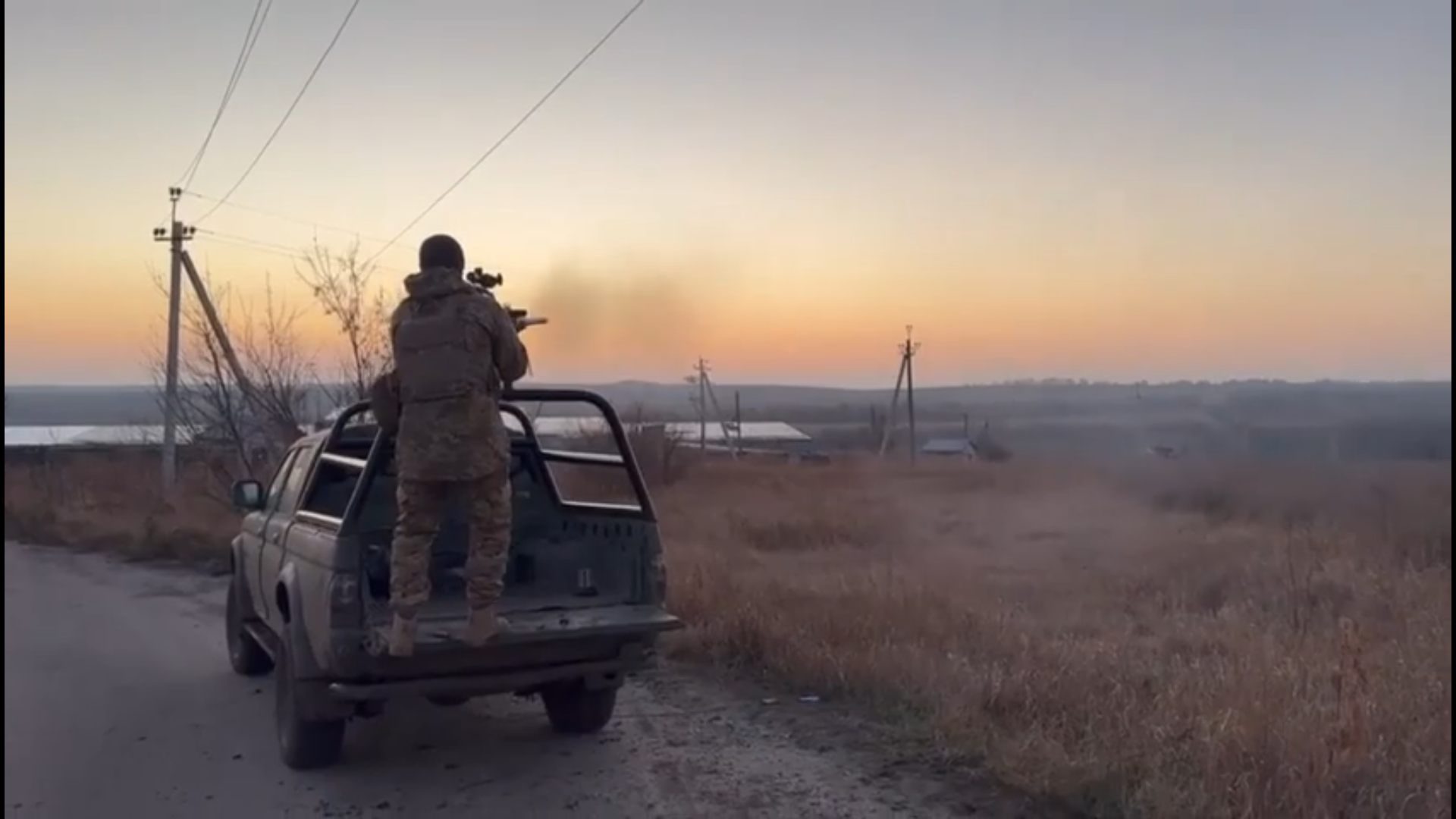 Ukrainian Technical Gunner Bags Shahed With Ma Deuce