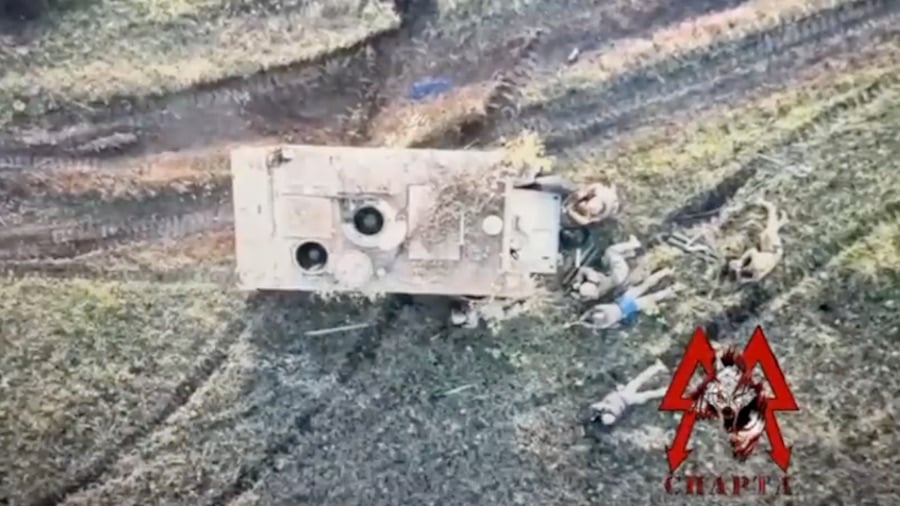 (NSFW) Ukrainian Troops Hit By Drone-Dropped VOG Grenade